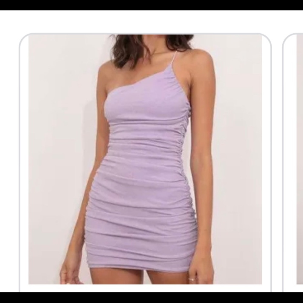 Lucy in the sky One shoulder Gina dress